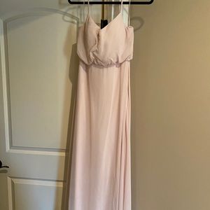 Blush Pink bridesmaid dress- Birdy Grey